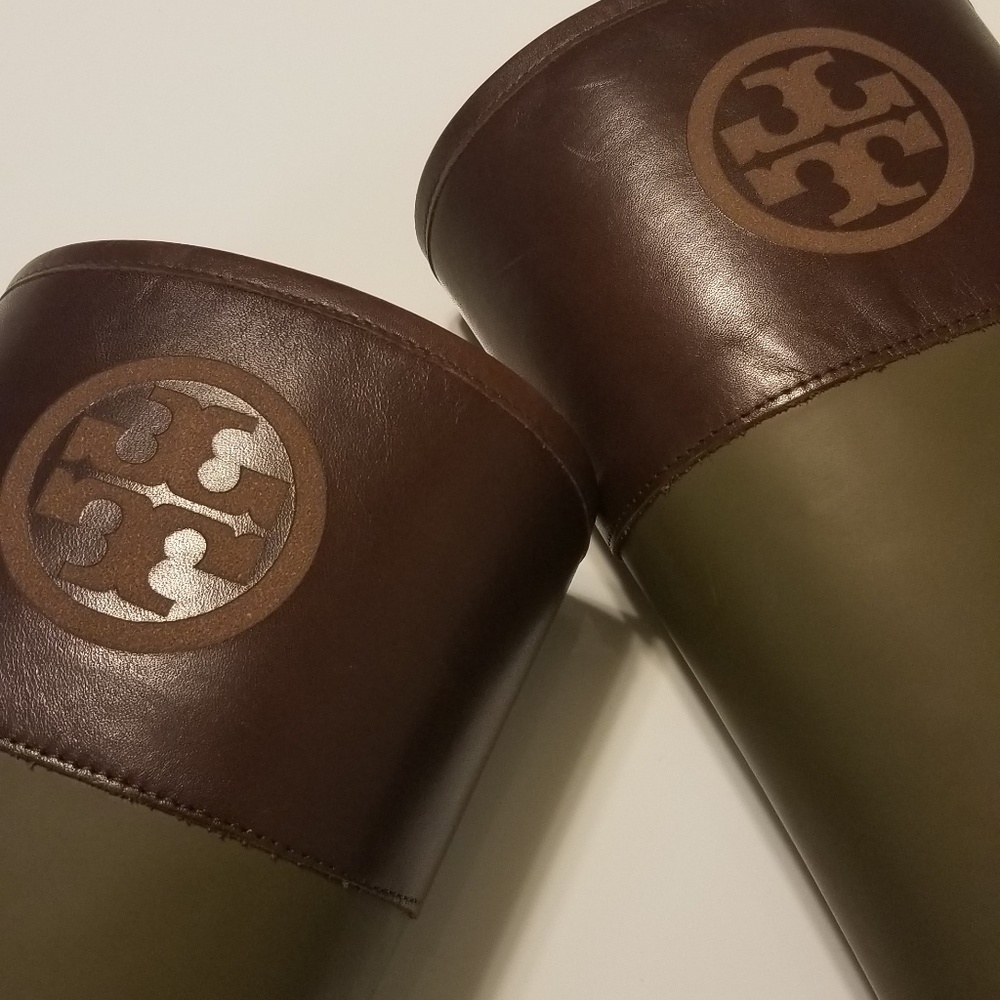 tory burch diana rain boots